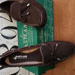 Brand New Eastland Brown Suede Leather Loafer